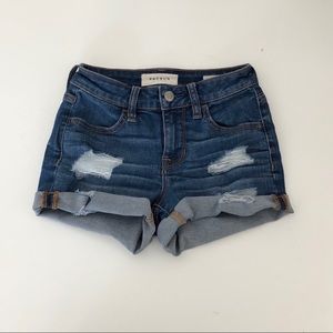 Pacsun - Super Stretch Shortie Shorts